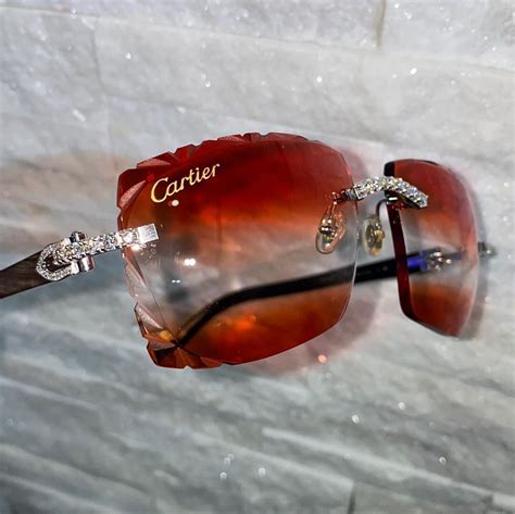 cheap cartier glasses with diamonds